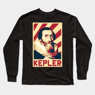Johannes Kepler Retro Long Sleeve T-Shirt